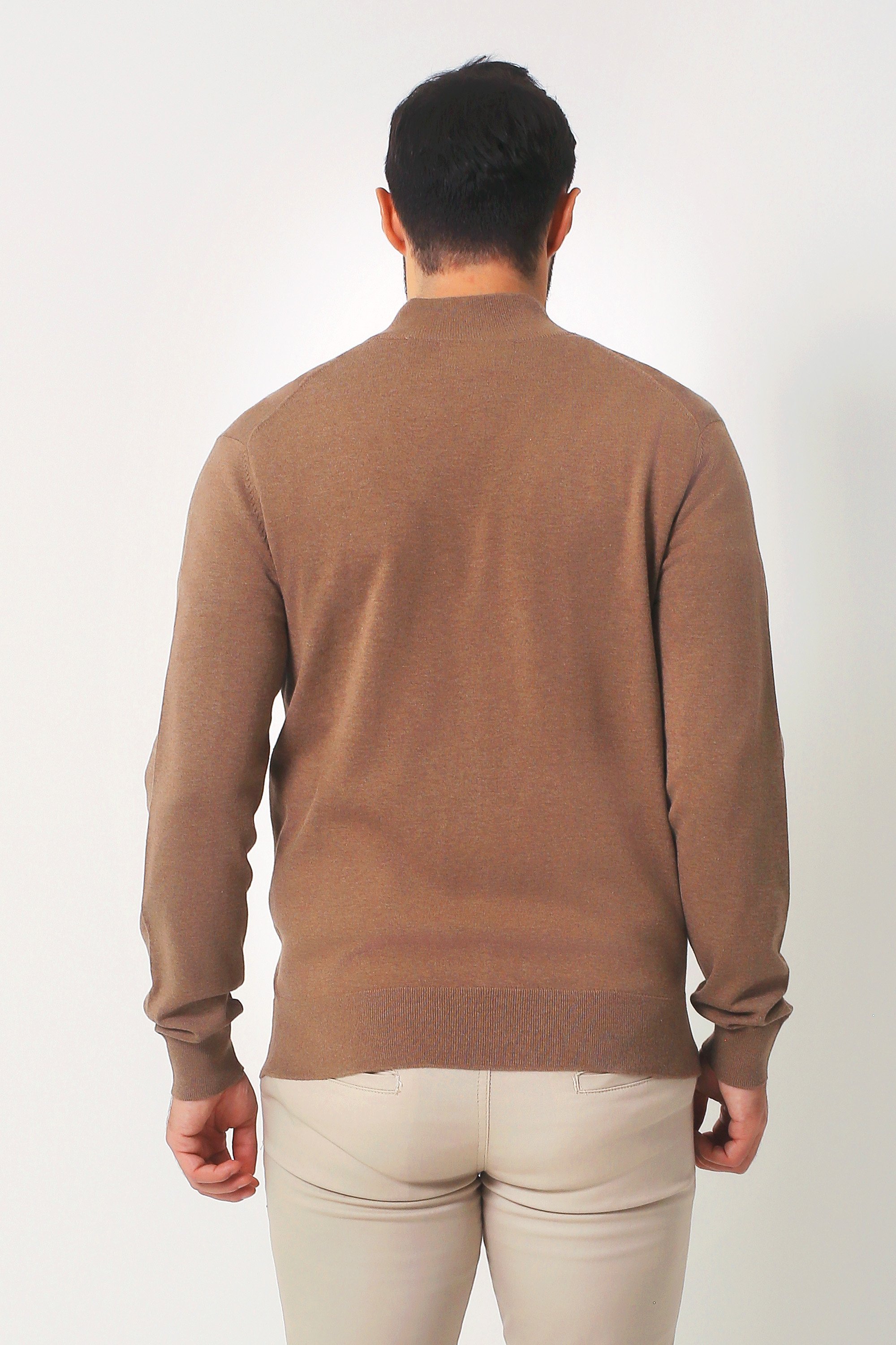 EVERYDAY COTTON FULL ZIP SWEATER - ACORN BROWN 3.jpg
