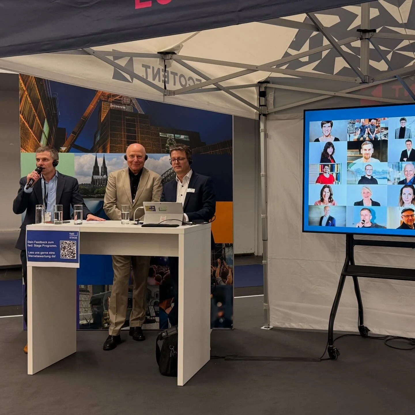 📣 Am Mittwoch auf der fwd: Stage der @boe_international: Zum Ausklang des ersten Messetages stand der Blick nach vorn im Mittelpunkt. Im Panel ging es um die wirtschaftliche Lage der Veranstaltungswirtschaft, Erwartungen f&uuml;r 2026 und die zentra