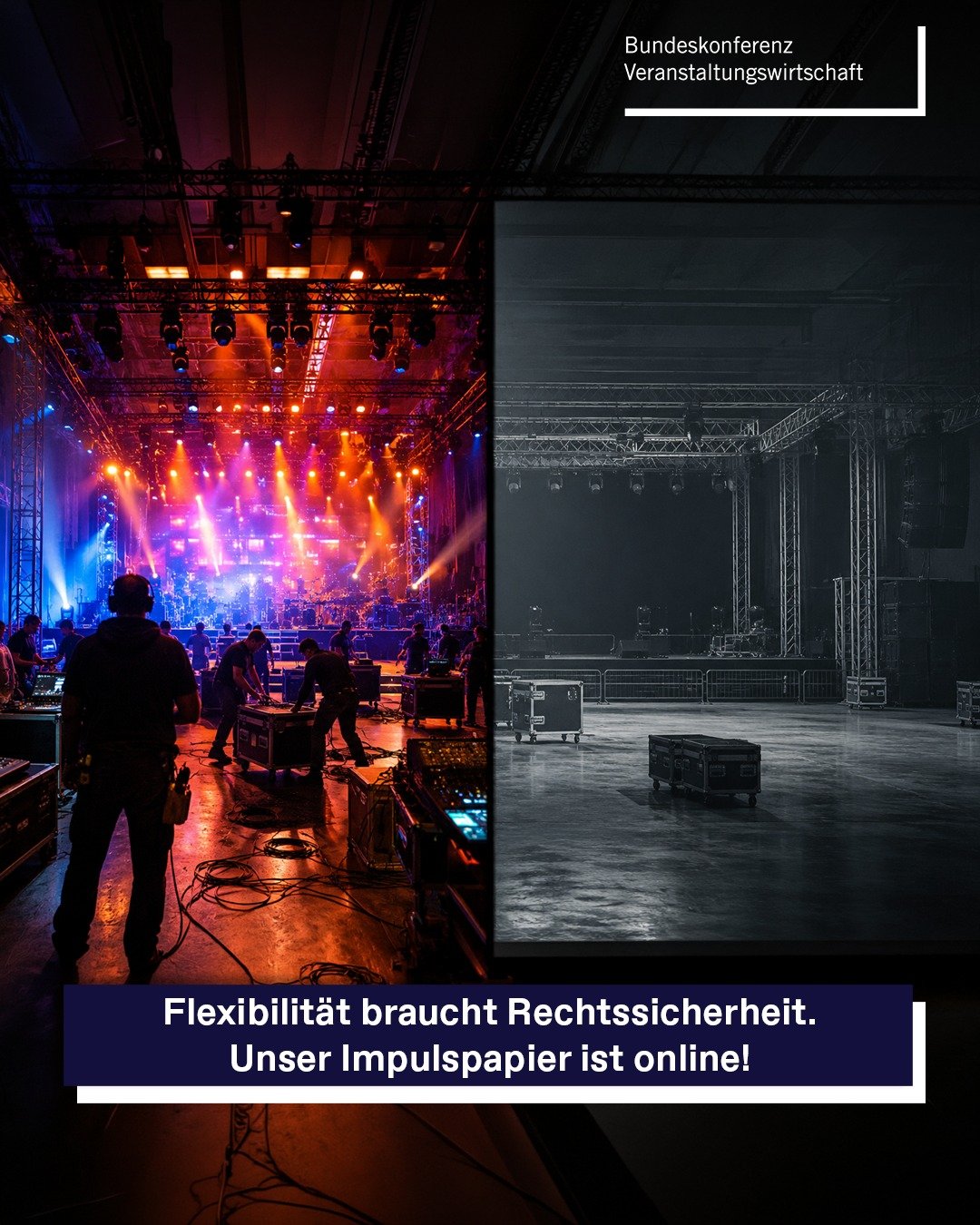 Die Veranstaltungswirtschaft lebt von Flexibilit&auml;t, projektbezogener Arbeit und hochspezialisierten Solo-Selbstst&auml;ndigen. Doch genau diese Strukturen geraten zunehmend unter Druck, weil eine rechtssichere Beauftragung unm&ouml;glich ist. 

