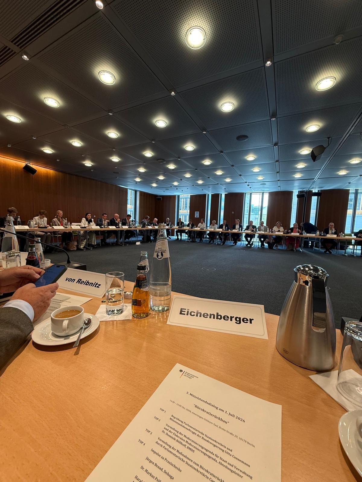 Mittelstandsdialog zu Staatsmodernisierung und Bürokratierückbau