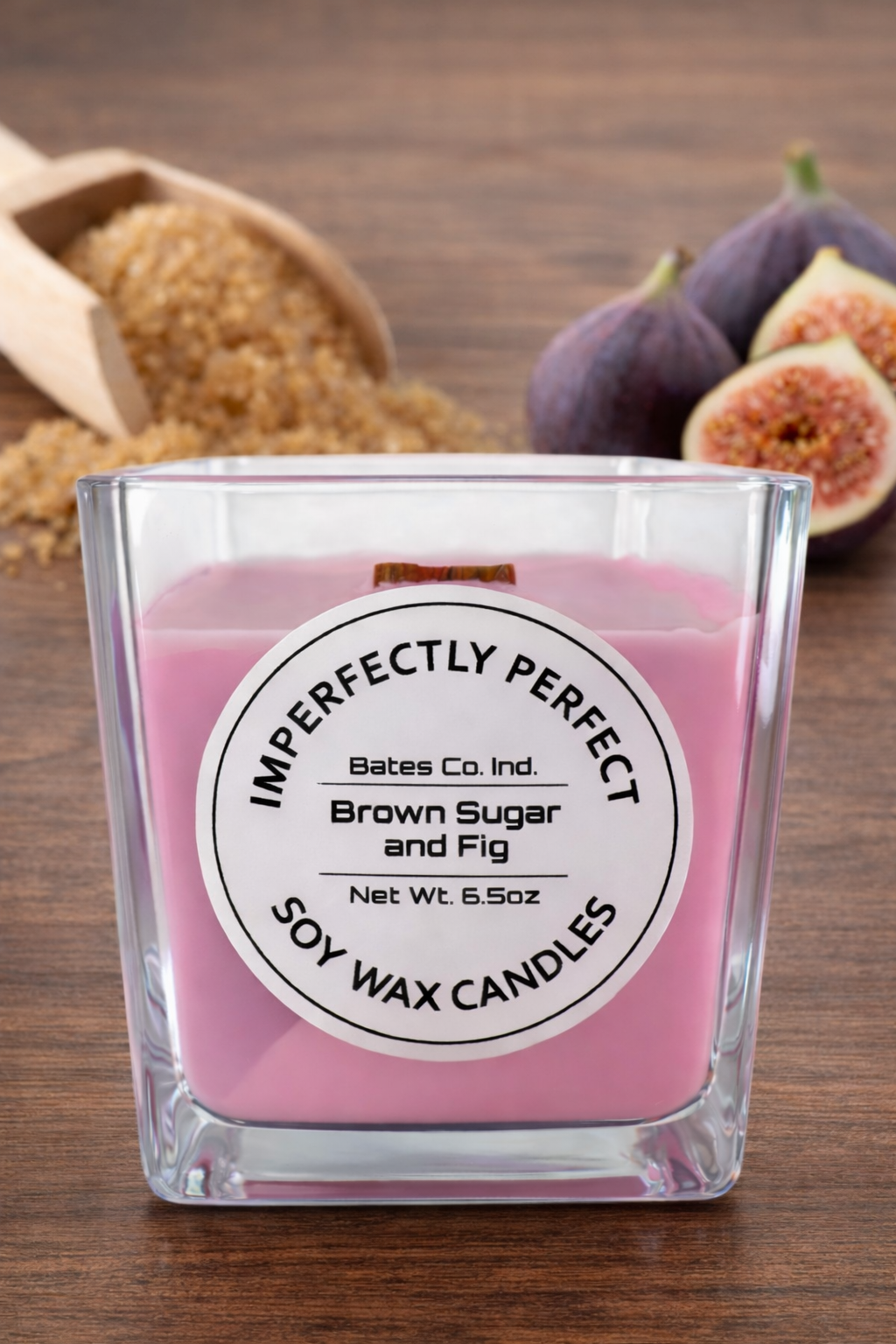 Brown Sugar and Fig Wood Wick