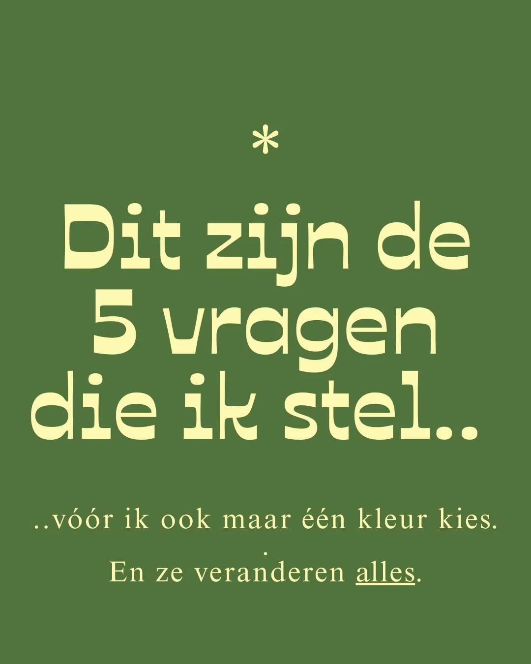 📌 Sla deze post op als je niet tegen de aannemer wil zeggen: 'doe alles maar wit'.

Want de aannemer vraagt het altijd aan het einde. En aan het einde van een verbouwing is je hoofd al lang vol.

Geen enkel kleurplan is hetzelfde. Omdat geen enkel g