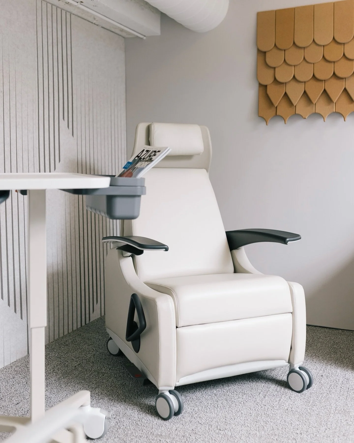 Healthcare Design | Carolina&rsquo;s Lasata Recliner 🩺

Lasata&rsquo;s mission is to surround patients with a sense of calm and peace while supporting caregivers during the delivery of care.

#linkedreps #bayareadesign #healthcarefurniture #healthca
