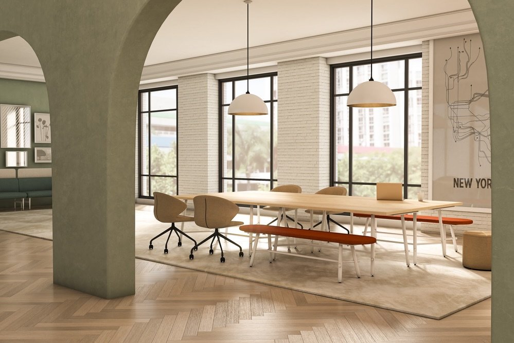 ERG&rsquo;s Milly bench is effortlessly stylish and endlessly versatile. Milly adds just the right touch to any space &mdash; whether it&rsquo;s seating for a conference table, standing solo in a quiet nook, paired with soft seating, or pulled up to 