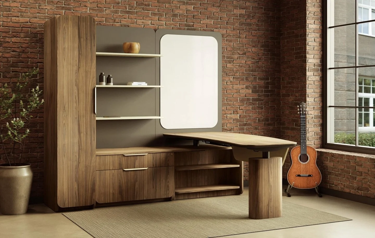 DeskMakers&rsquo; ERA &mdash; a new height-adjustable collection for the modern private office.

Sculpted curves. Modern shapes. Designed for work that moves with you.

#deskmakers #linkedreps #privateoffice #officeinteriors #workplacedesign