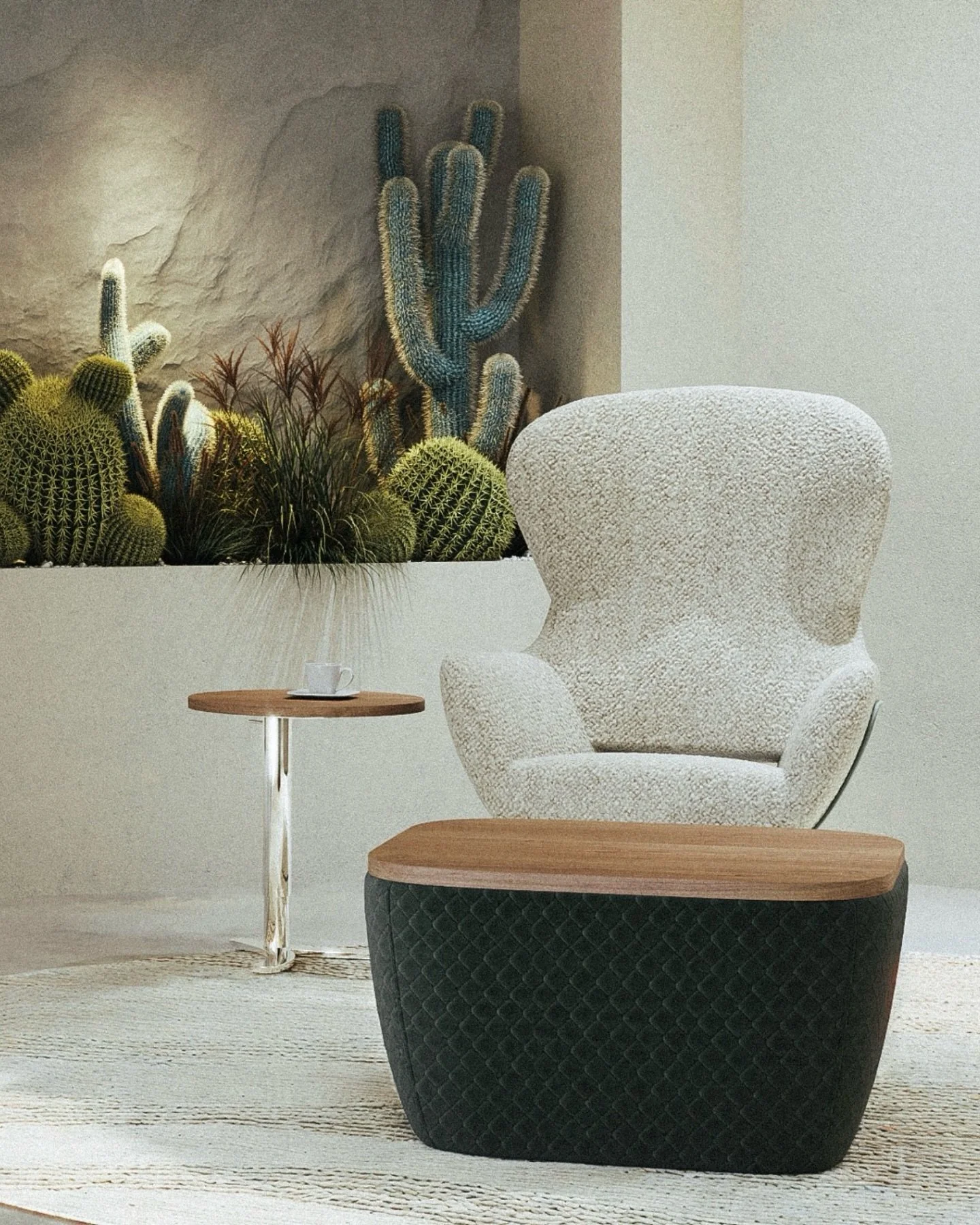 This lounge chair comes with an unofficial warning: 

You may not want to get up.

And honestly... that&rsquo;s the point. With its soft contours and gentle embrace, Charlotte is shaped for spa-level relaxation &ndash; any time you need it.

#ERG #Lo