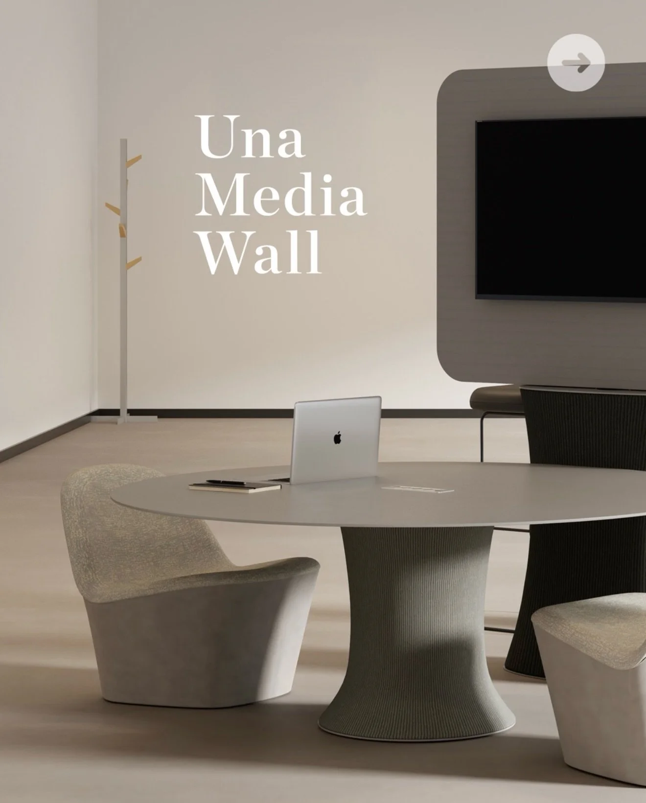 With Nienkamper&rsquo;s Una Media Wall, every element is built for flexibility and ease. Featuring a zero-waste, knit-to-shape Flex Knit base, Una brings together innovation, sustainability, and seamless design in one refined system.

#nienkamper #me