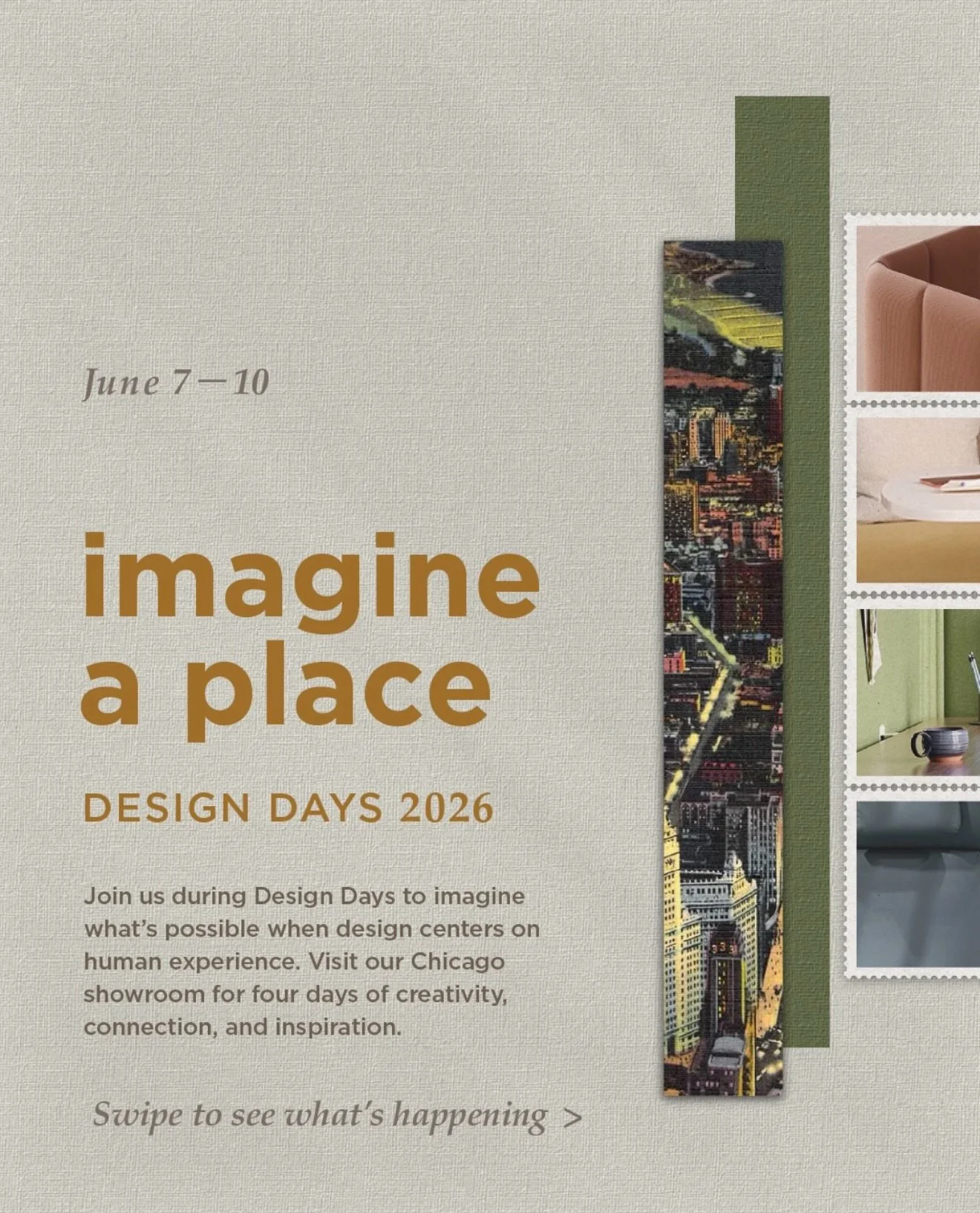 Connection, creativity, inspiration, and meaningful spaces &mdash; find out what&rsquo;s possible when design centers on human experience ✨

OFS | Carolina | ROOM at Design Days
1115 W Fulton Market, Floor 2

#ofs #carolinaOFS #room #designdays2026 #