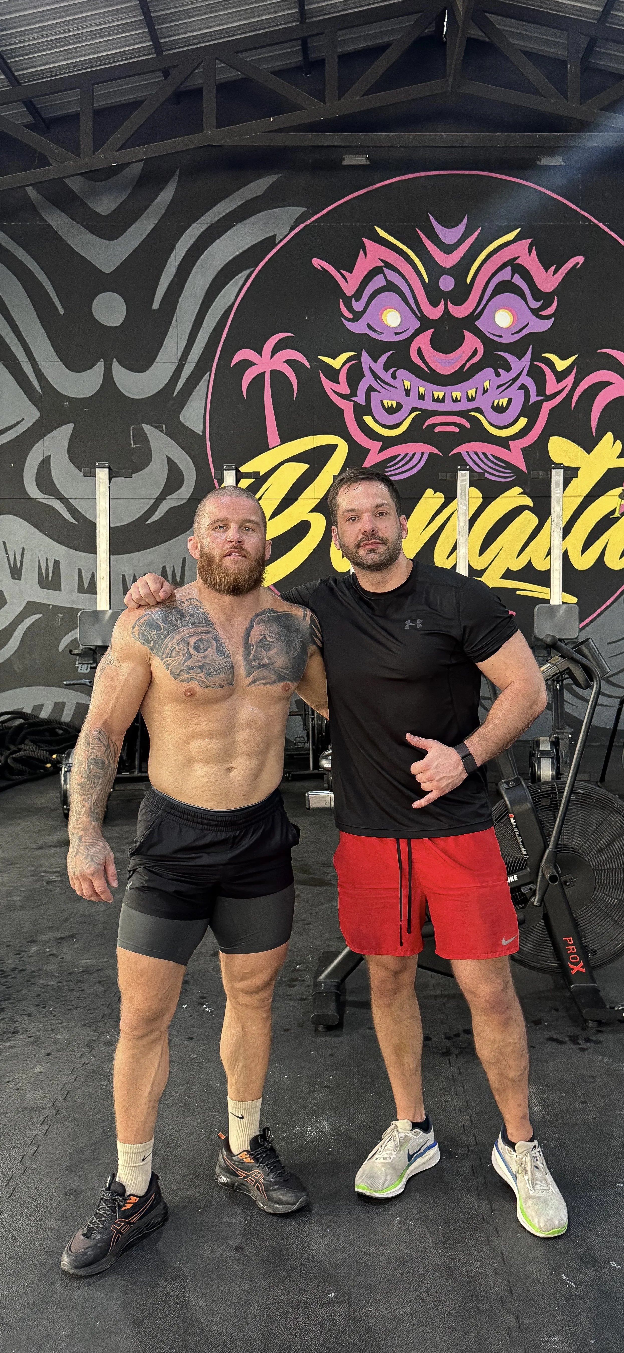 UFC Coach Adam Lusby with world class grappler Owen Livesy