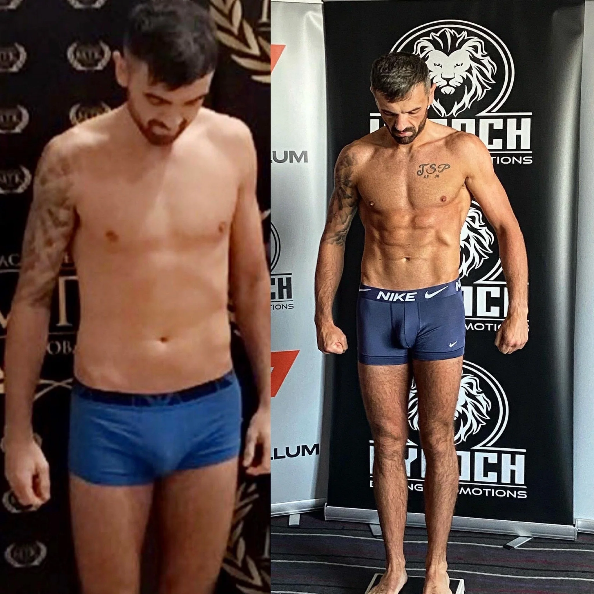 Client transformation result online strength and conditioning coaching programme Adam Lusby