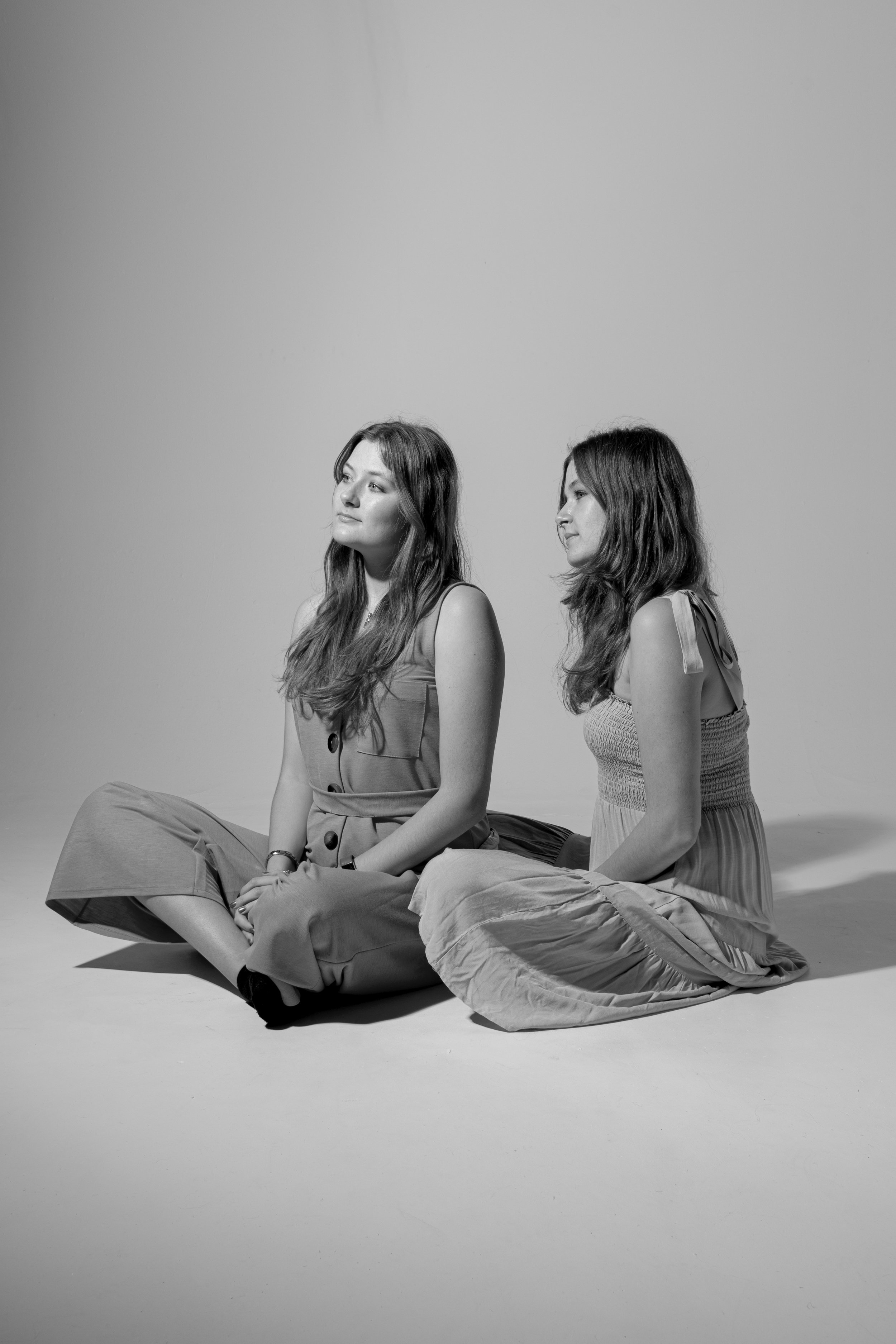 Two sisters depicting their 'Family' love together