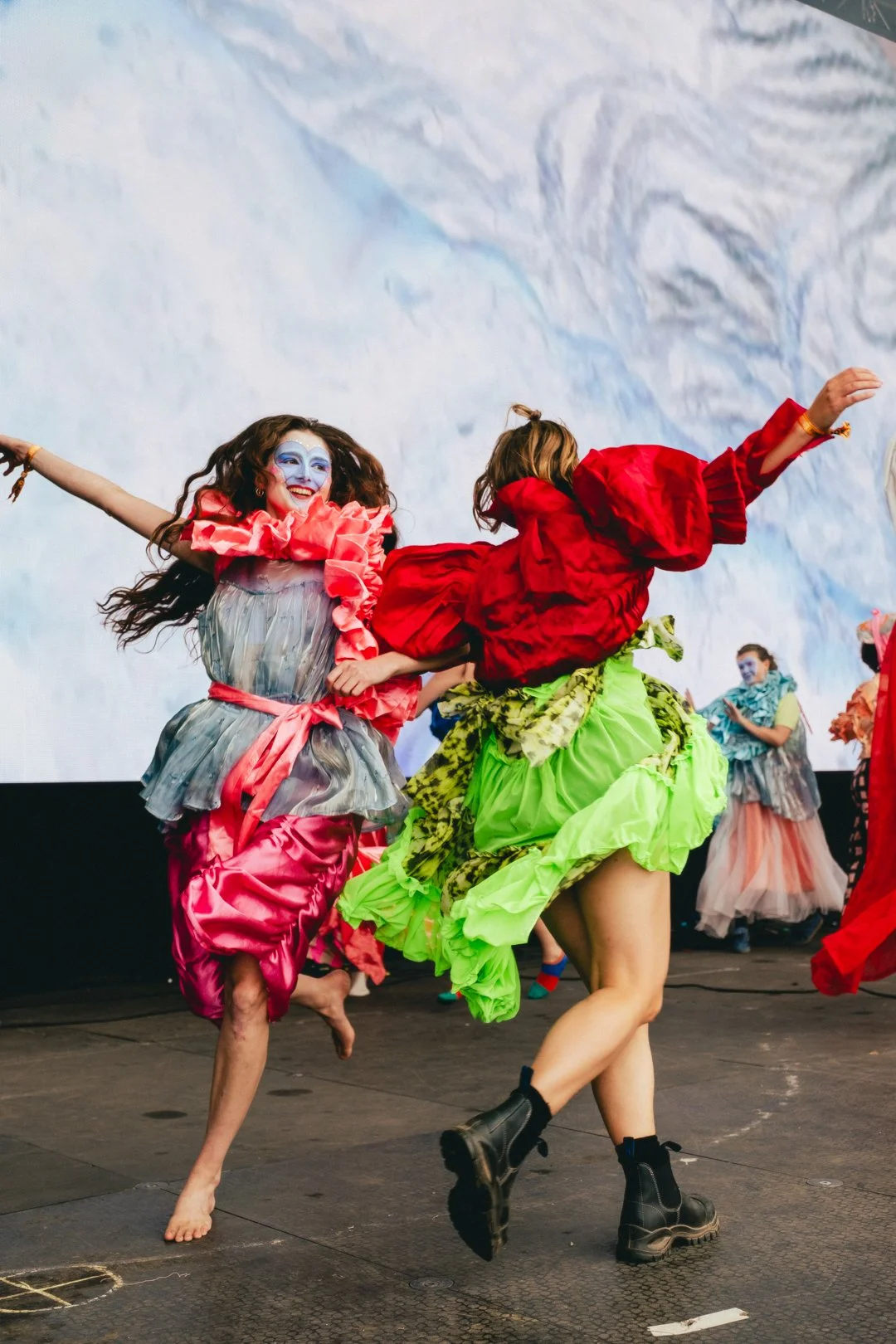 Forwards Festival, 2025, Costumes: Mermaid Chunky, Rowan Kelly, Florence Grellier, Photo: Stef Martin