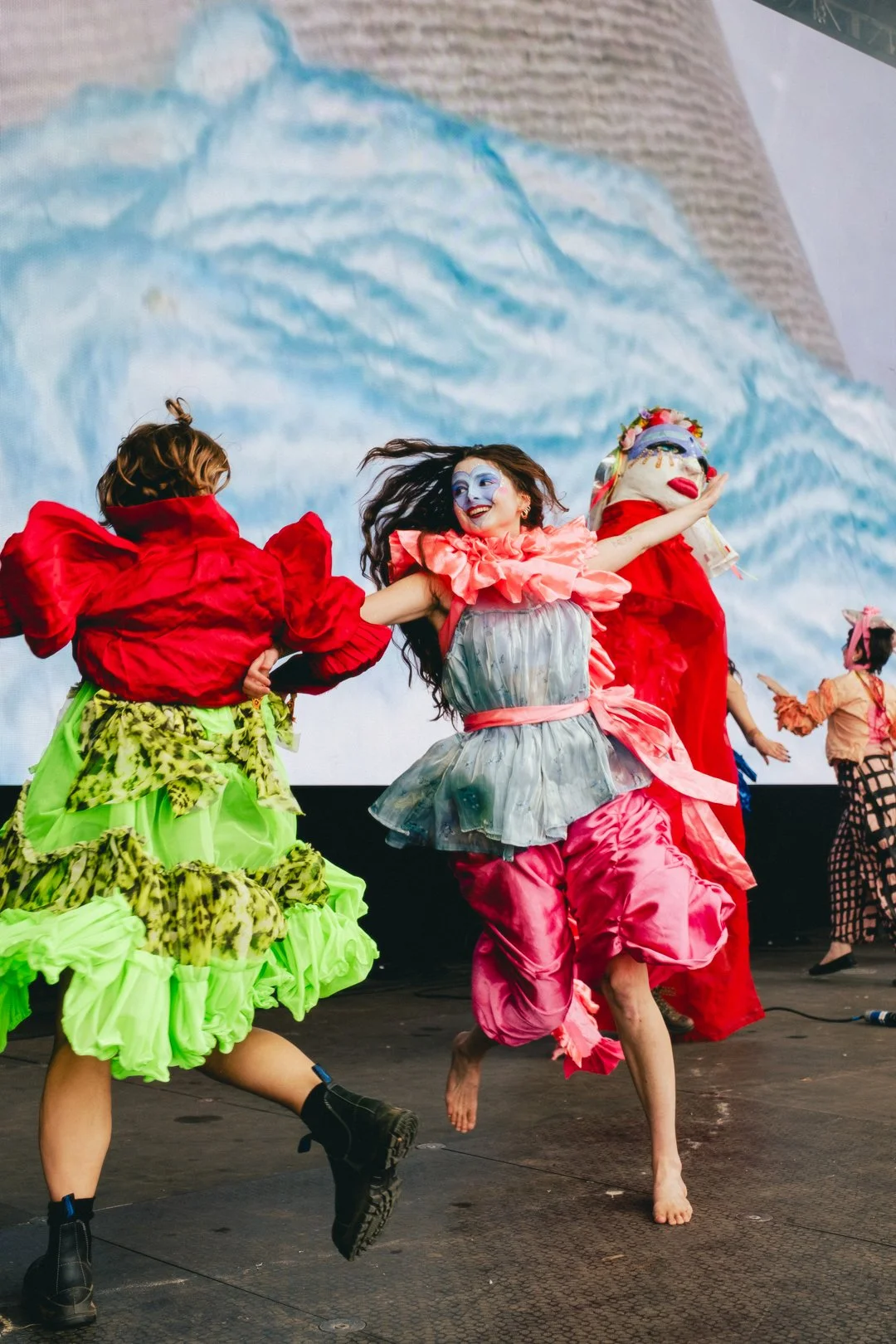 Forwards Festival, 2025, Costumes: Mermaid Chunky, Rowan Kelly, Florence Grellier, Photo: Stef Martin