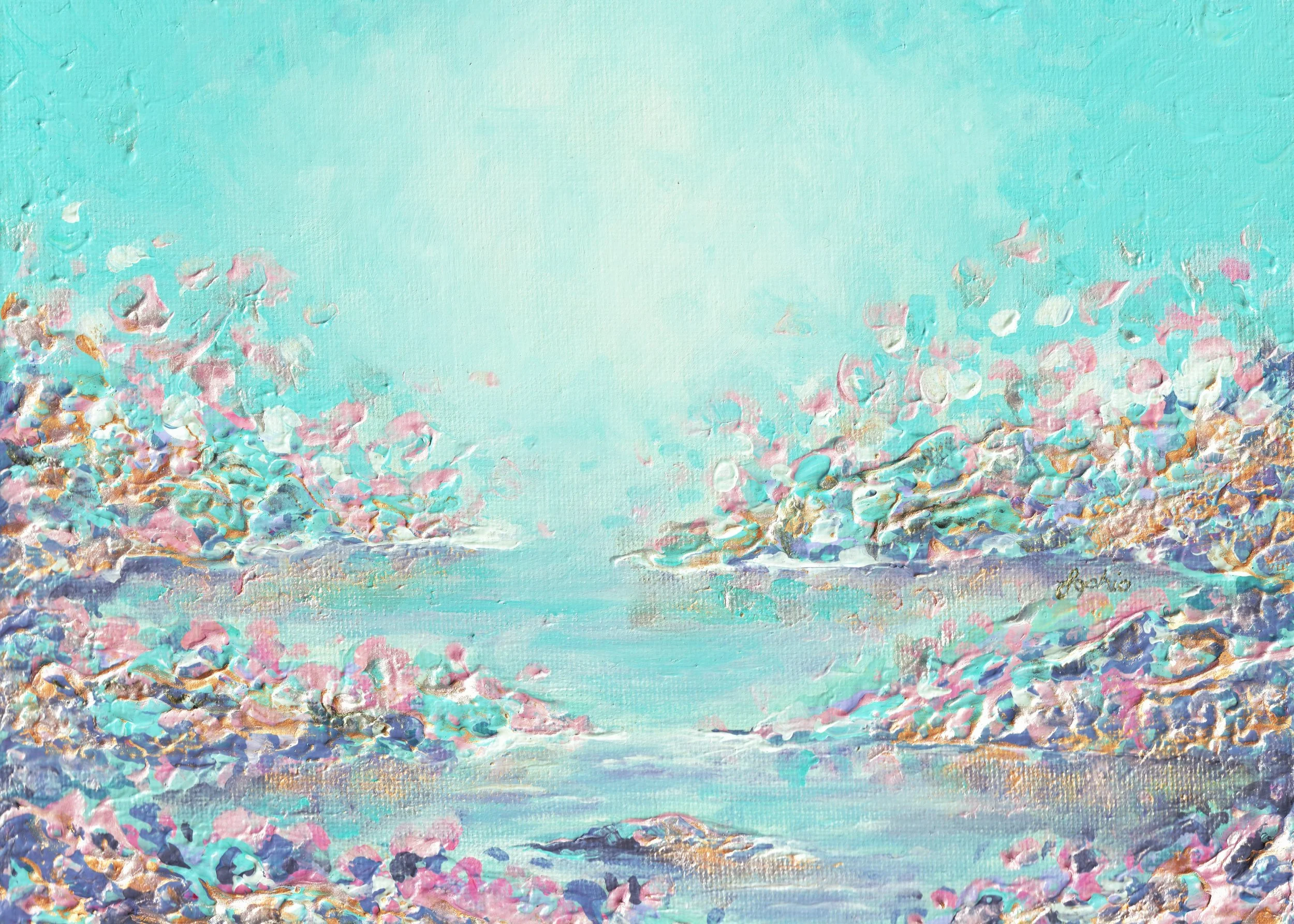 Sea Glass Lake 8x10 - PRINT (Matte)