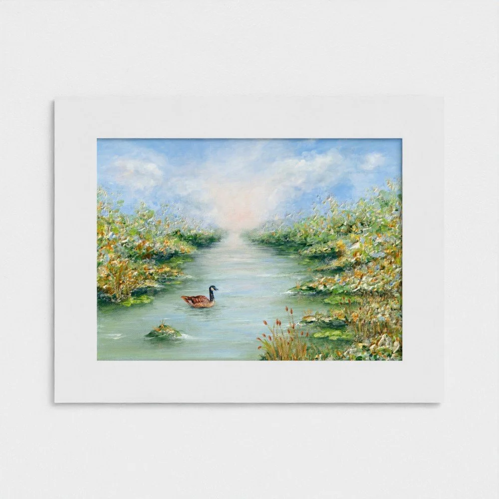 On the Norfolk Broads 11x14 - Mounted Print