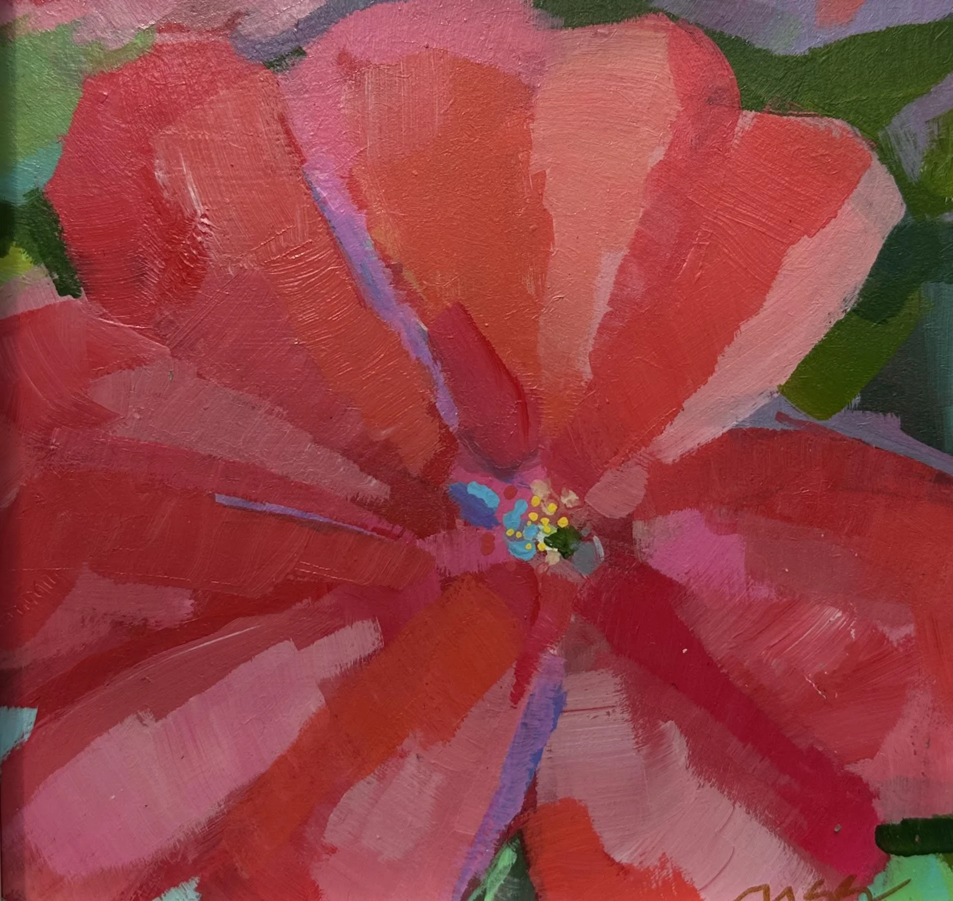 October Begonia by Mary Ann Scott Sedivy