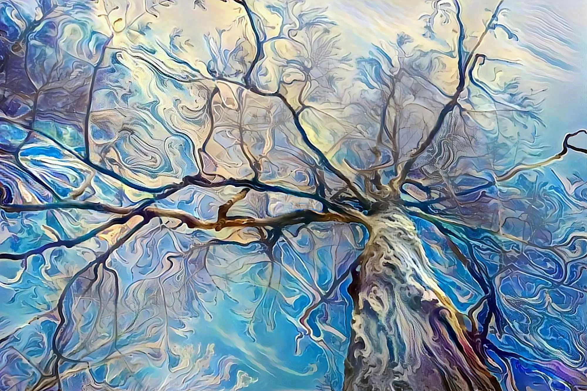 Wavy Top Tree by Ken Long