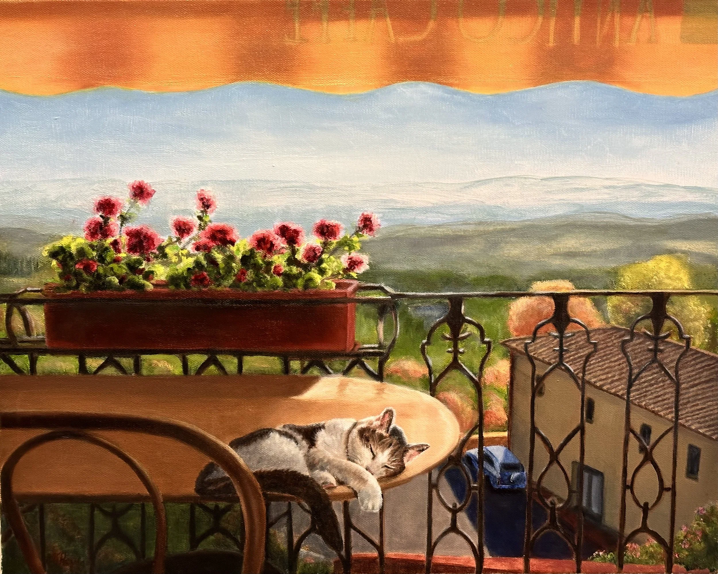 Tuscany Kitty by Margaret Heydorn