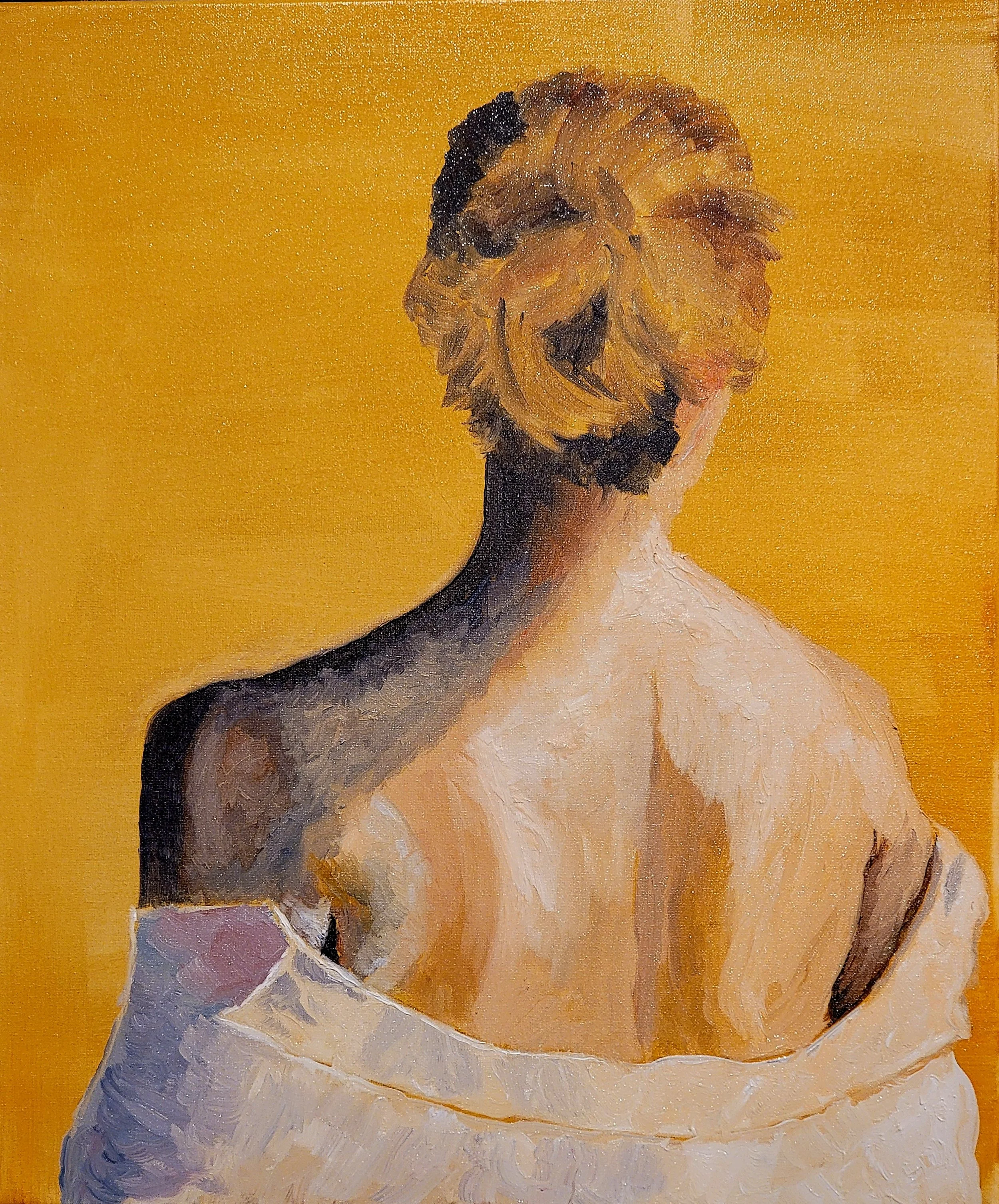 White Collared Shirt by John Hershey