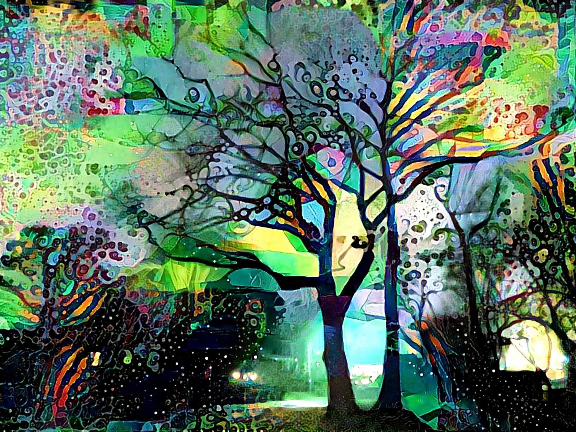 Light Through the Trees by Ken Long