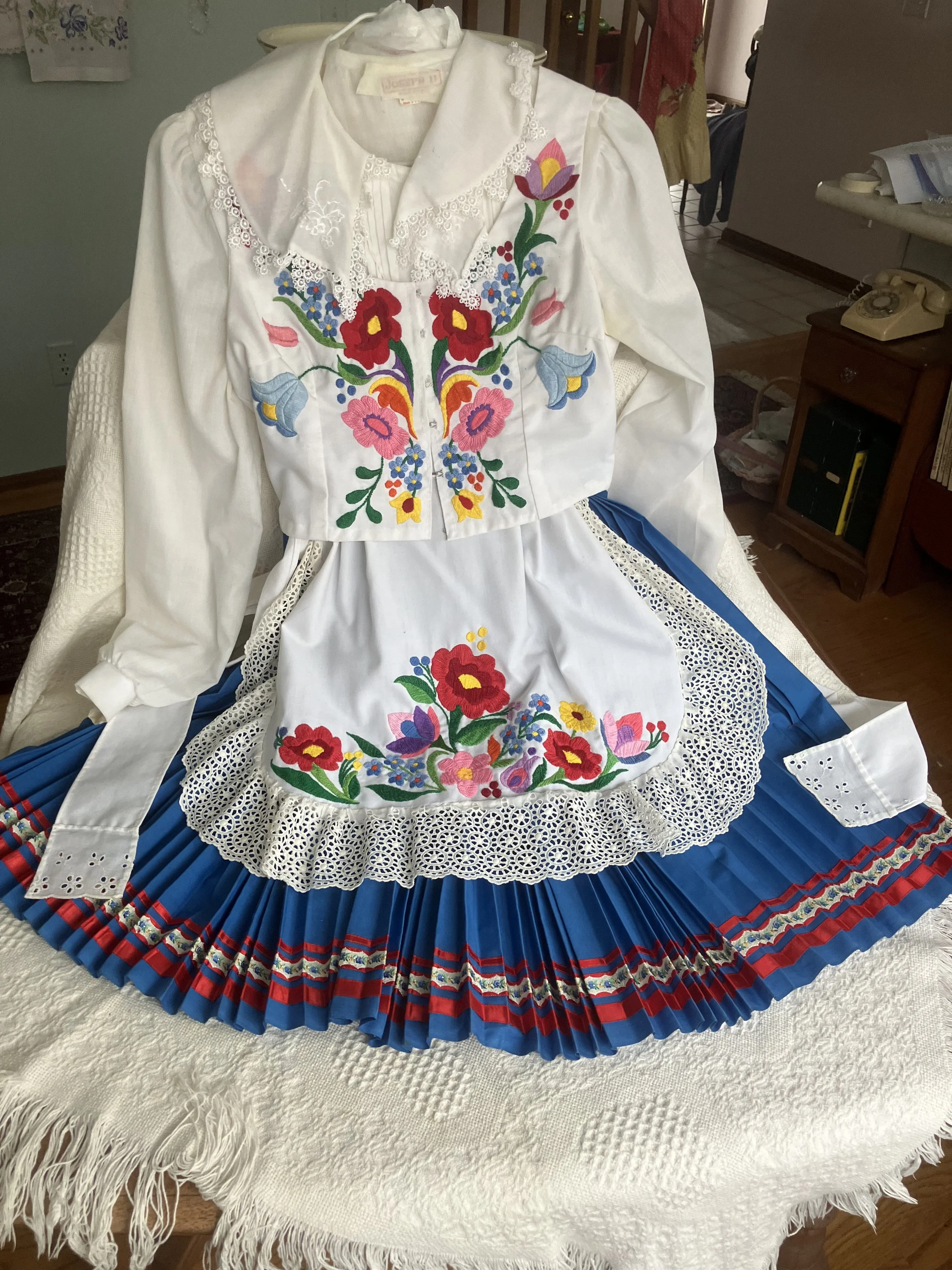 Embroidered Hungarian Costume by Elaine Gerber