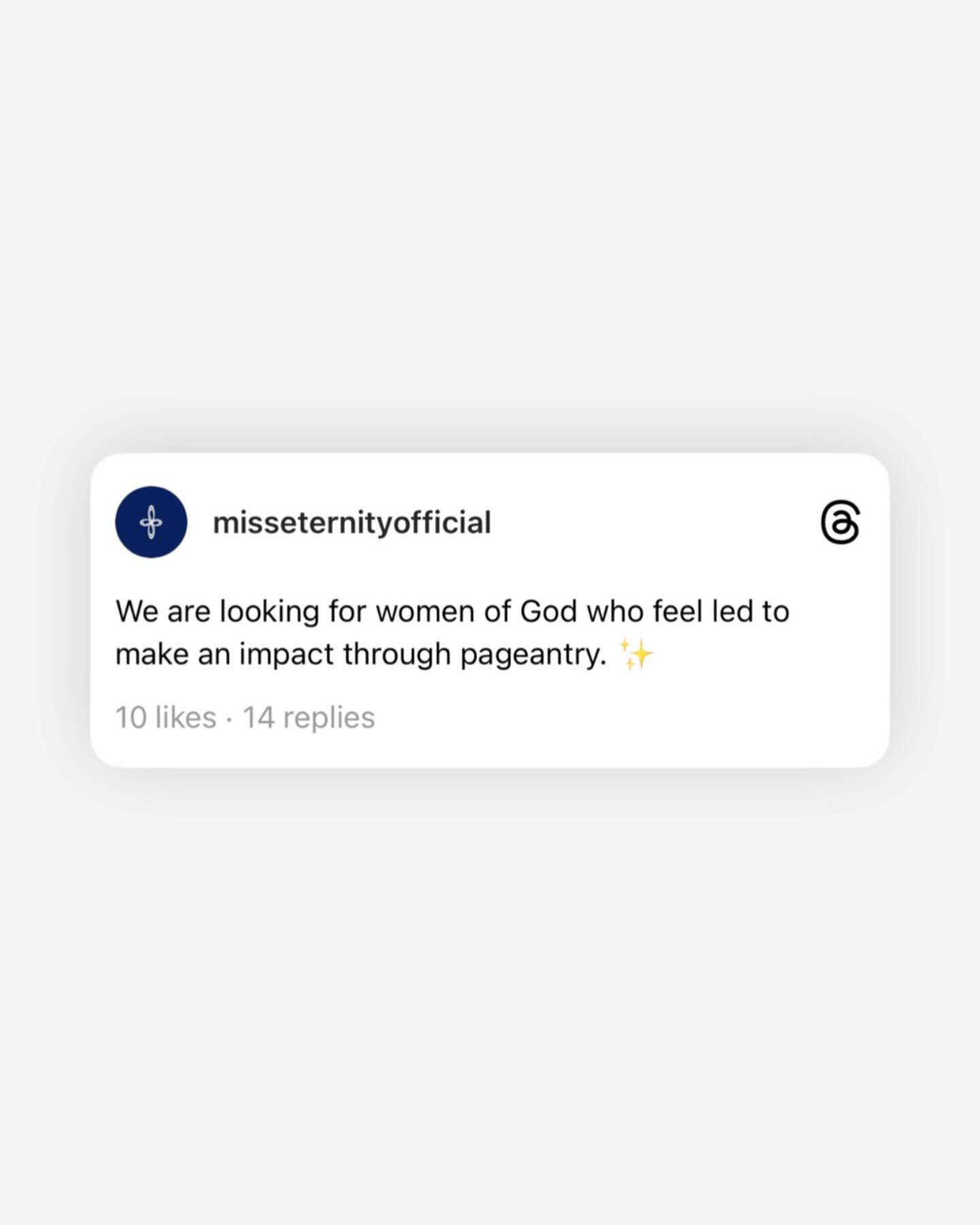 ✨Learn More + Apply: MissEternity.com

#pageants #pageantry #pageant #christianpageant #MissEternity #pageantqueen #pageantgirls #pageantplanet