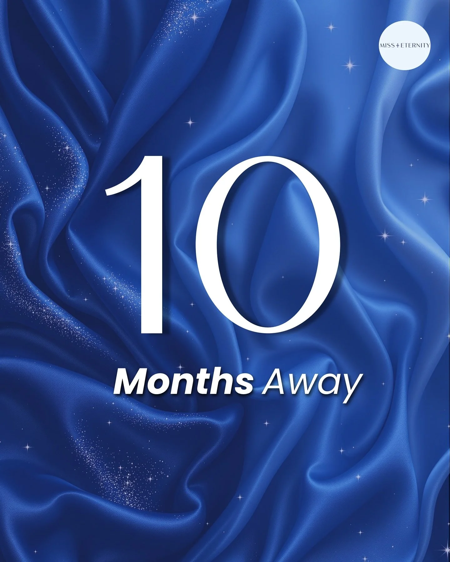 ONLY 10 MONTHS AWAY from Miss Eternity 2026!💙Time is flying and I can&rsquo;t wait to see what the Lord does through these amazing women! 👏🏽 Who will be the next Miss Eternity? We will see! 👑🙌🏽 #misseternity ✨

.
.
.
.
.
.
.
.
.
.
.
.
.
.
.
#pa