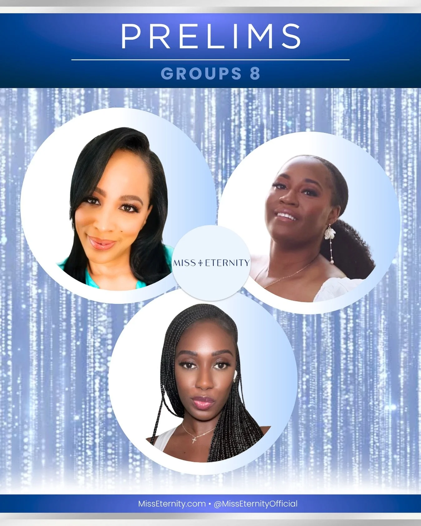 Group 8 of Miss Eternity Prelims is here! ✨

During this prelims, we talked about Modesty as a woman of God and I couldn&rsquo;t be more proud of these ladies! 🙌🏾

Catch the full prelims now on our YouTube channel: Miss Eternity 🎥✨

We believe eac
