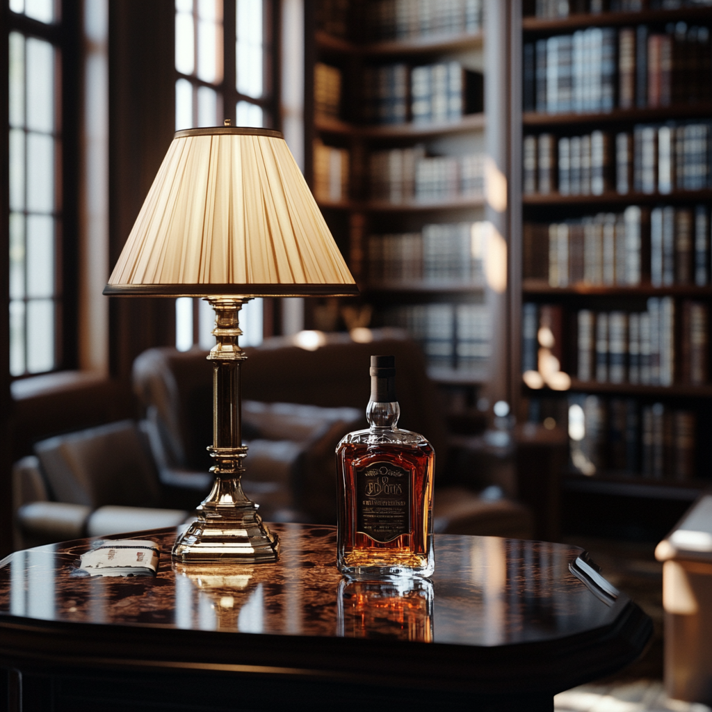 u6331633329_A_bottle_of_bourbon_on_a_fancy_table_underneath_a_95743bb6-b35a-480f-8e47-522aeb907570_3.png