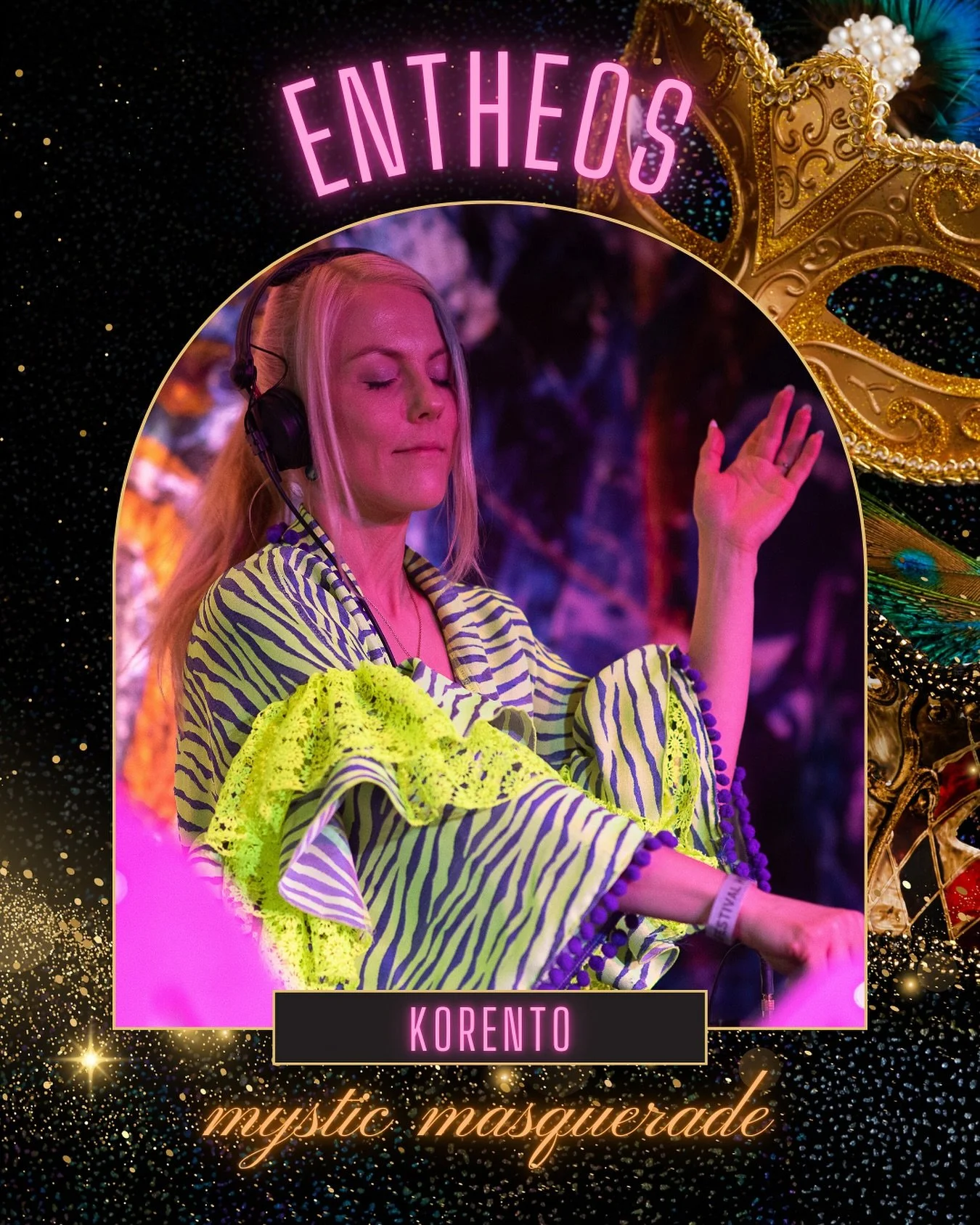 ⭐ Star Temple ⭐ Chill Out Lounge ⭐ Divine villa yl&auml;kerta ⭐️

🧚🏼&zwj;♀️ KORENTO 🧚🏼&zwj;♀️

Korento on dj, joka saa tavallisesti tanssilattiat sykkim&auml;&auml;n energiallaan, Entheoksen Mystic Masqueradessa h&auml;n esittelee toisen puolensa