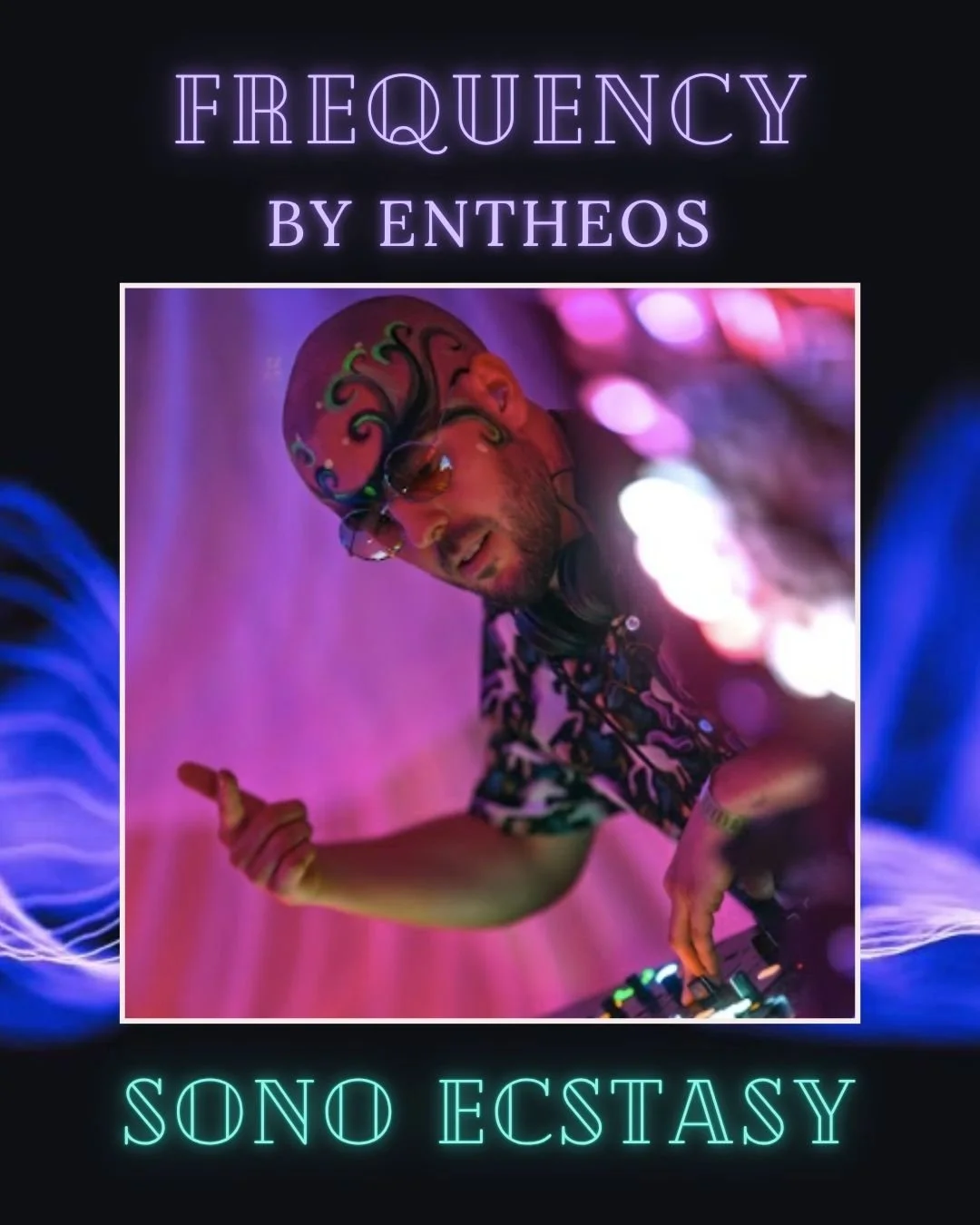 🎶 DJ Sono Ecstasy 🎶 @djsonoecstasy 

DJ Sono Ecstasy has been surfing the waves of psychedelic trance culture since 2000, behind the decks since 2009 &mdash; originally with a Nordic collective operating in the fields of consciousness, art and psyt
