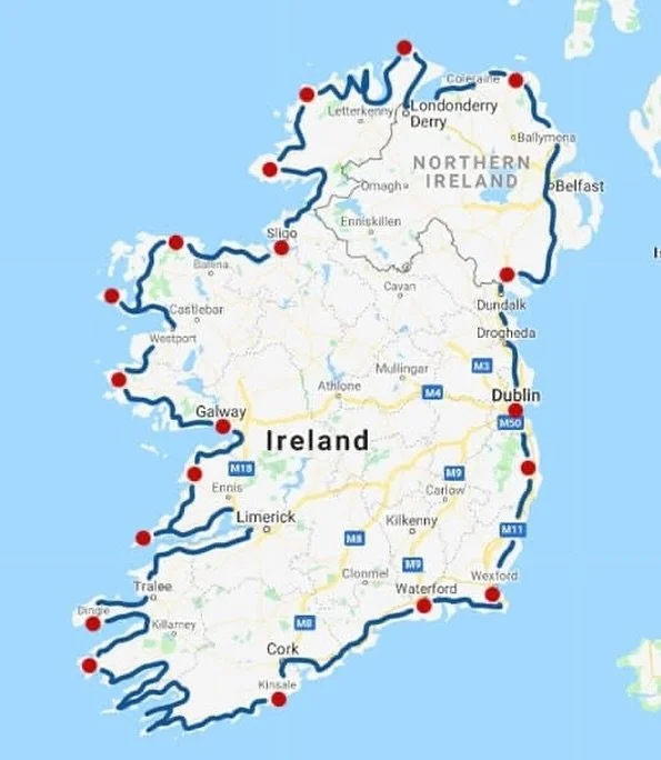 CRYING FREEDOM TOUR IRELAND 
April 17 we begin our 10 week tour circling around the entire coast of Ireland.  We will begin in Portrush N Ireland in April 17 and travel down the east coast to Cork (where we will take a break. We will preach and evang