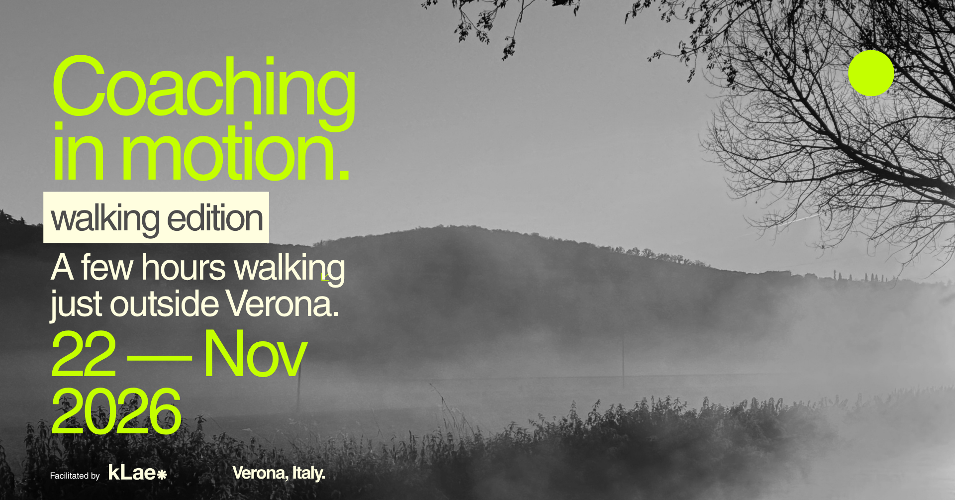 Coaching in Motion: A walk worth taking