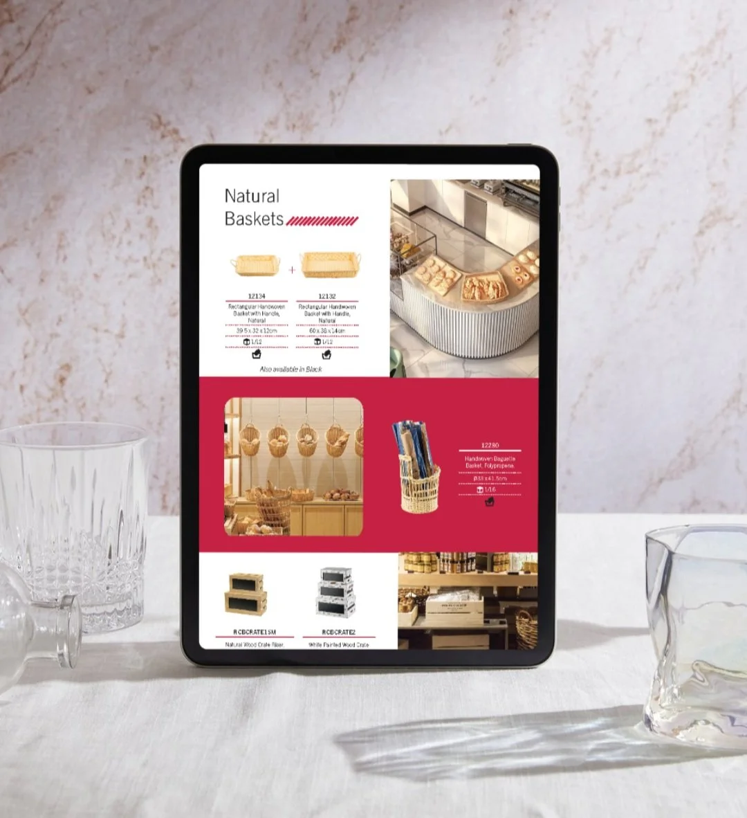 Brochures digitale pour vente d'accessoires de cuisine