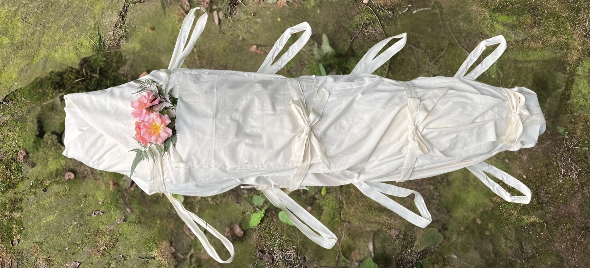hand woven burial shroud