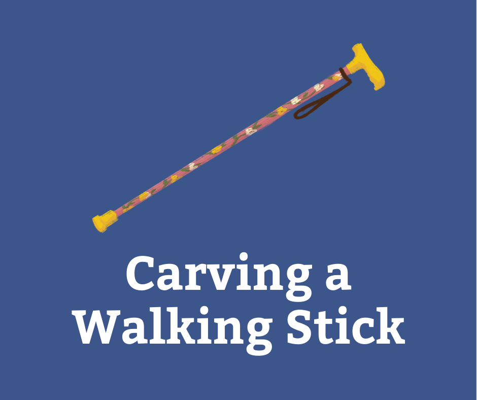 Carving a Walking Stick