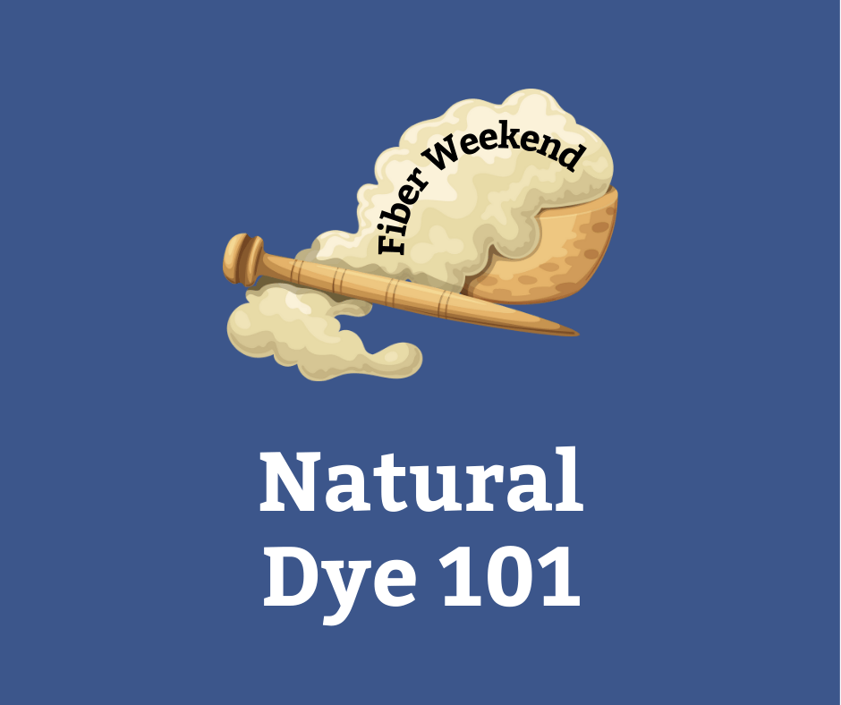 Fiber Weekend: Dye Garden &amp; Natural Dyes 101