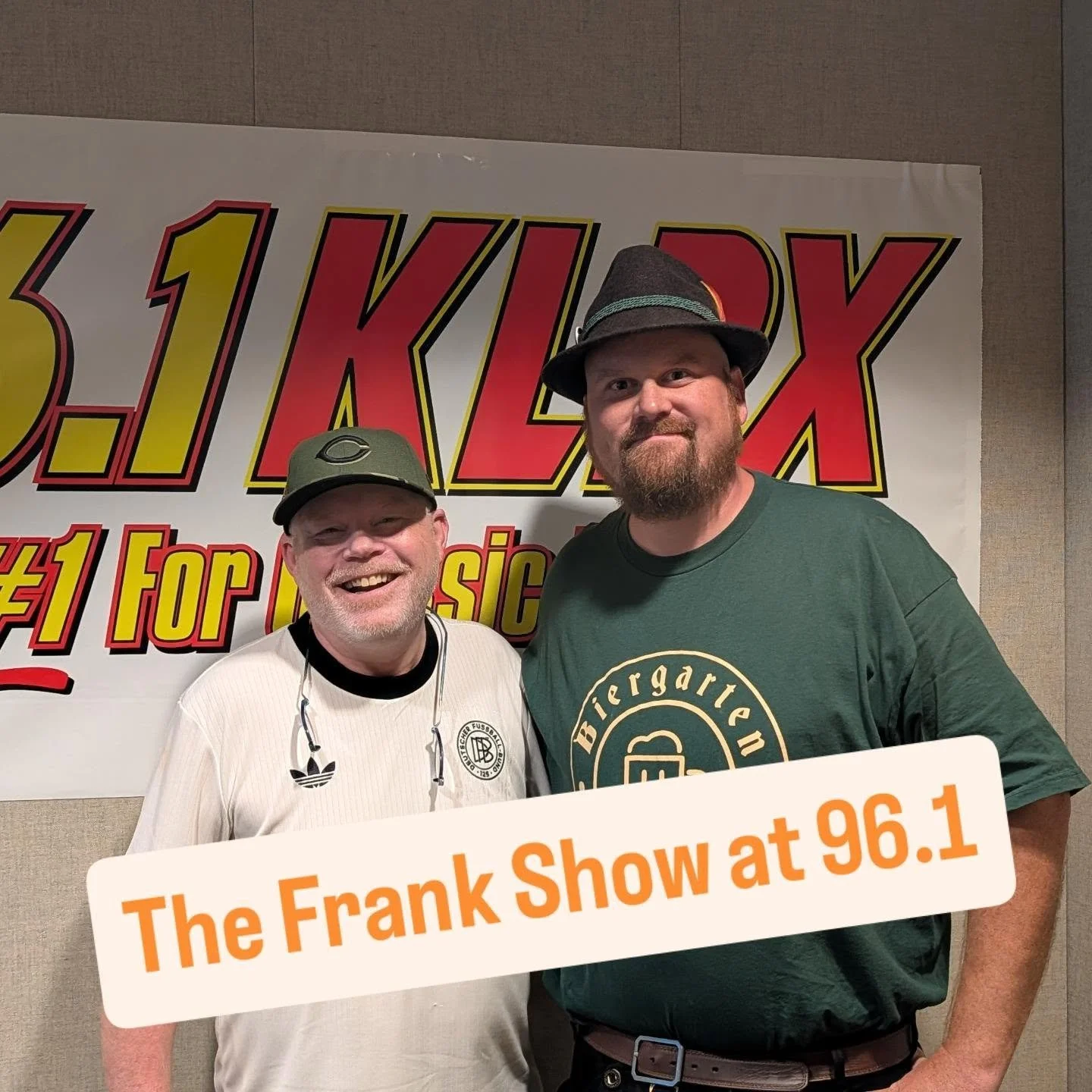 https://post.futurimedia.com/klpx/playlist/listen-4296.html

Starting at 1:14 
Thank you Frank for having us.
