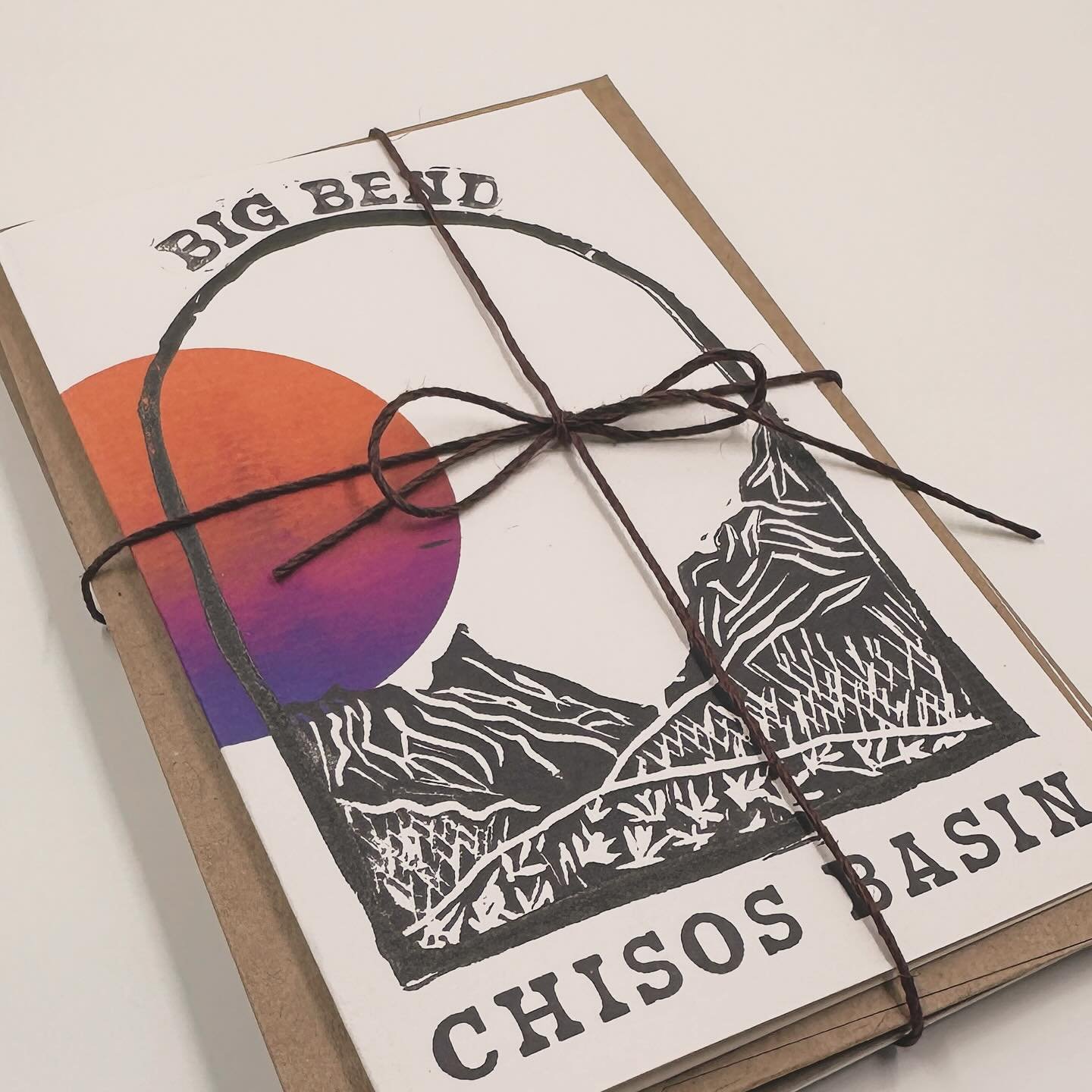 Made some fun greeting cards for my favorite place in the whole world @bigbendnps
Using block printing, I cut some of the most popular areas of the park while the shapes and colors represent the iconic views. Balanced Rock with its killer star gazi