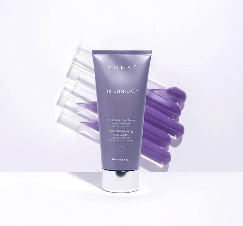 purple conditioner bottle best hair thickening conditioner