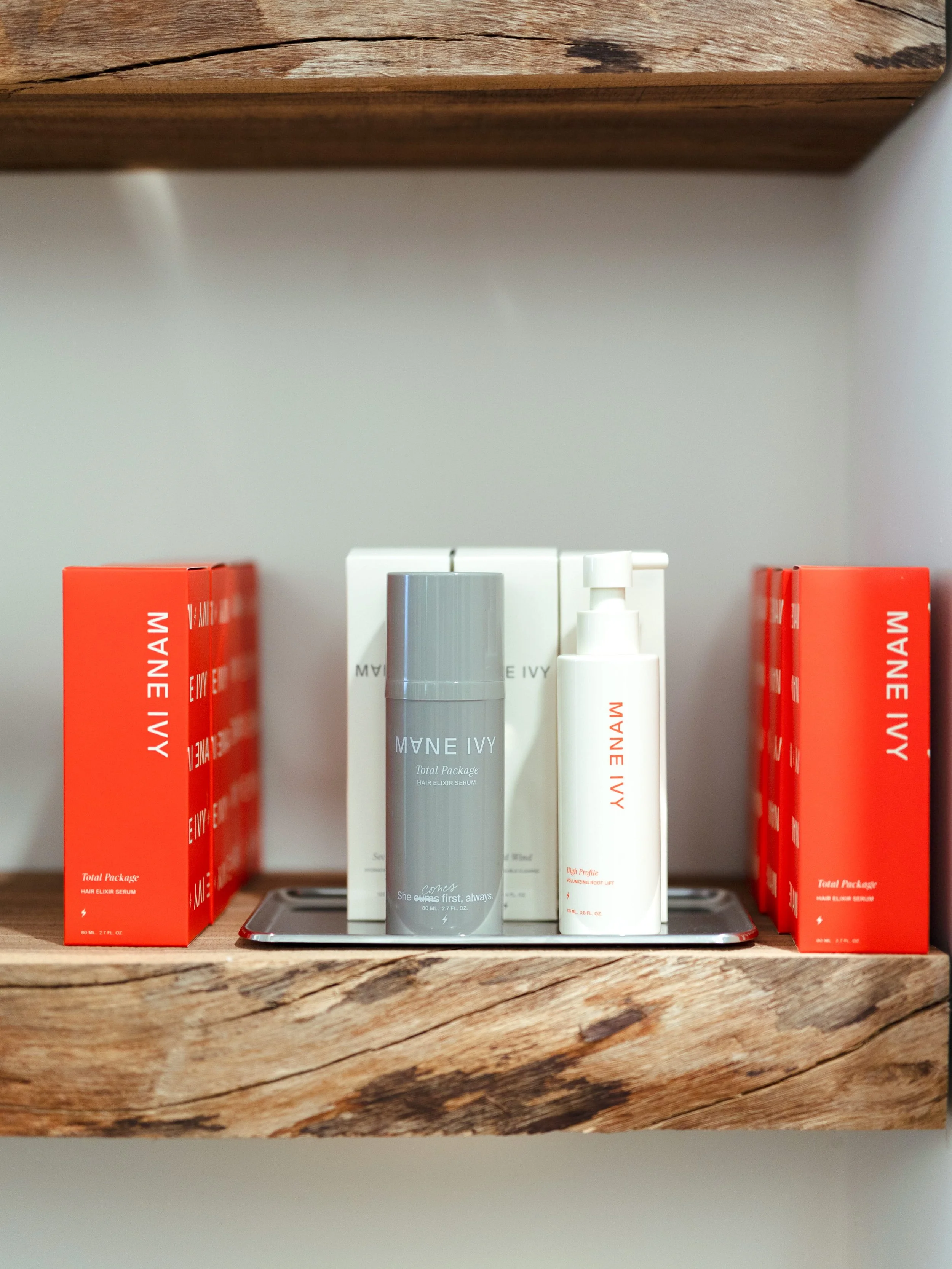 mane ivy hair collection on the shelves of nhlma in scottsdale