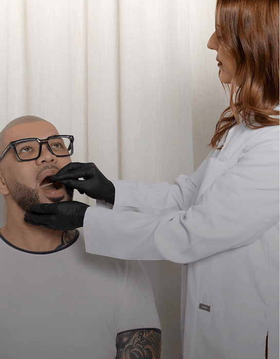 at home genetic saliva test kit for hair loss