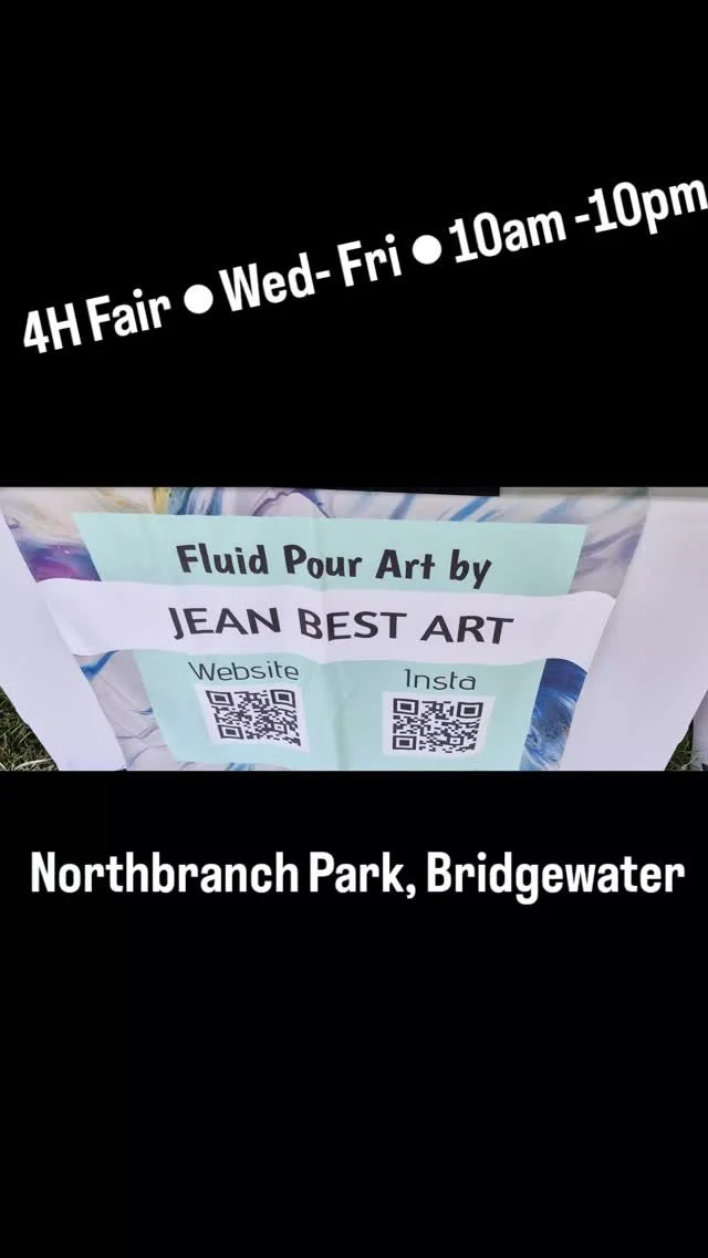 It's almost here, and I'm just about all set up for the Somerset County 4H Fair! Paintings will be hung tomorrow, so check back or come on down and enjoy the Fair! Free Admission and Parking. Plenty to see and do with kids, including great food optio