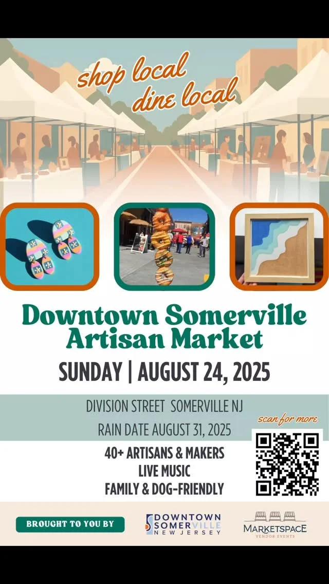 I hope you can make it this Sunday for the Downtown Somerville Artisan Market! I will have many artworks available for sale from 12 - 6 and look forward to catching up! @marketspacevendorevents #downtownsomerville #somervilleartsnj #fluidpourart #som
