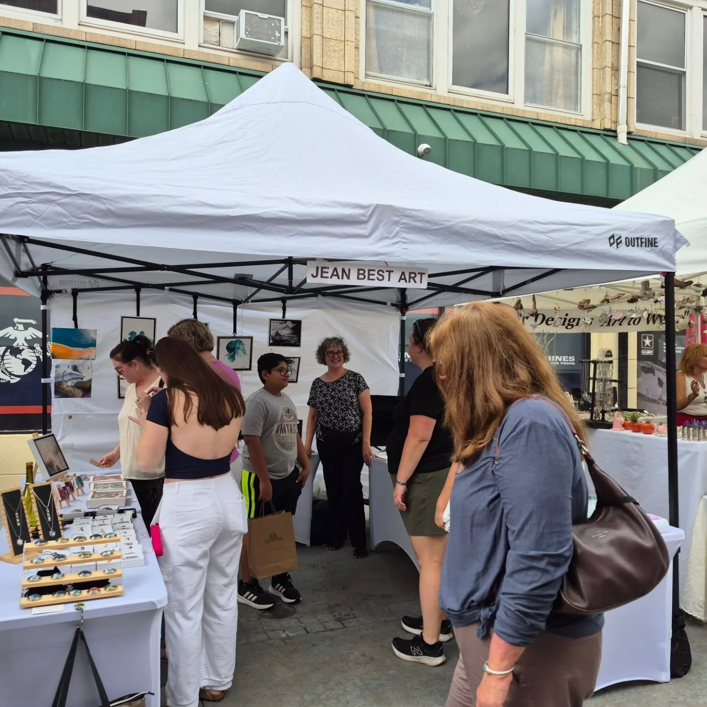 It's a good day to see ART at Downtown Somerville Artisan Market!
