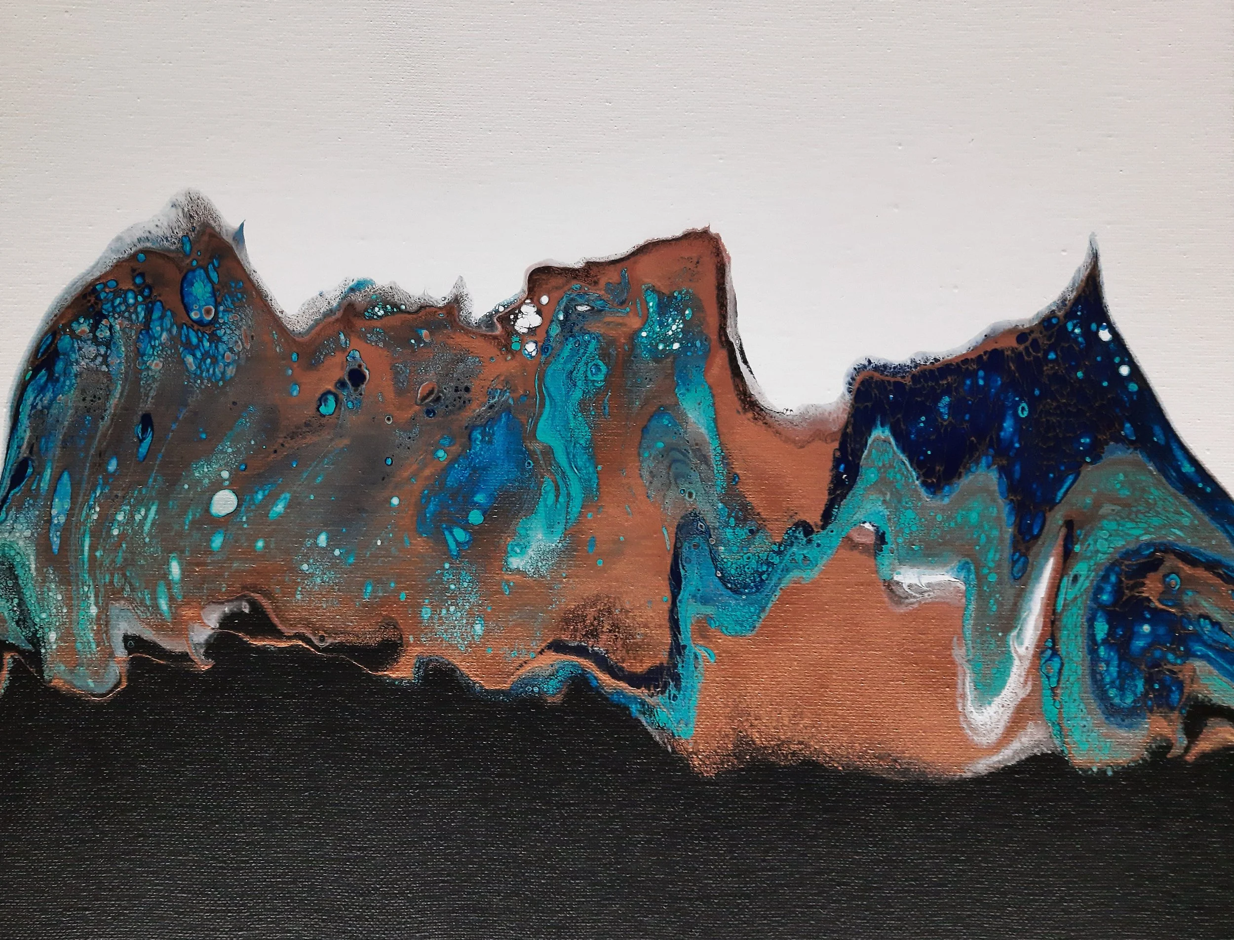 Earth Play, framed / 14" x 11" / $250