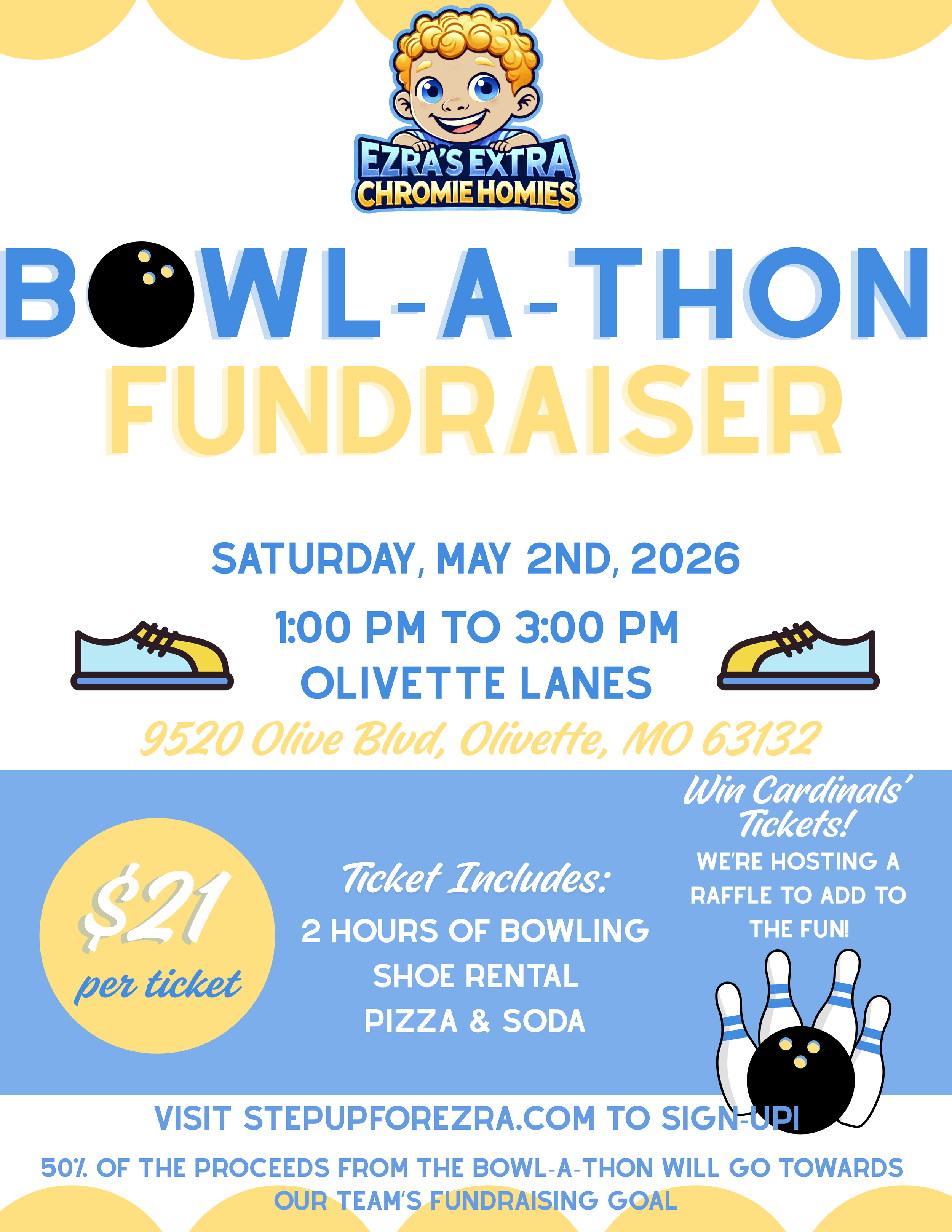 🎳 Bowl-A-Thon for Team Ezra's Extra Chromie Homies💙
