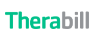 TheraBill logo with green and gray text