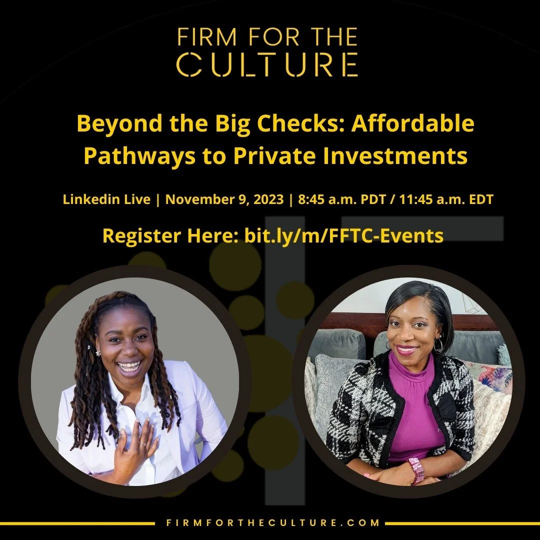 The Firm for the Culture LinkedIn live event is tomorrow! Have you registered yet?
Check out the event at https://bit.ly/m/FFTC-Events