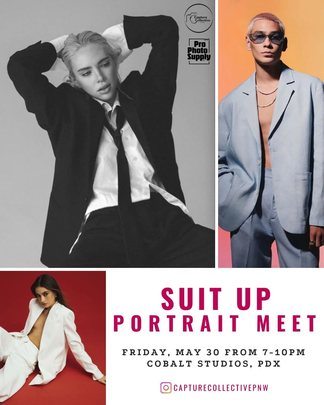 Suit Up Portrait Meet Ticket